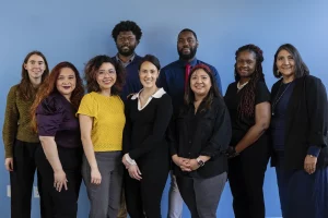 Staff photo of a diverse group of employees.