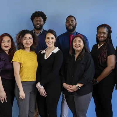 Staff photo of a diverse group of employees.